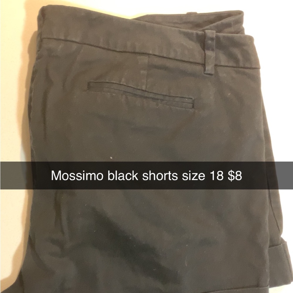Mossimo black shorts